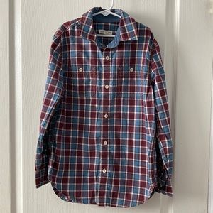 Tucker + Tate Plaid Long Sleeve Shirt Size M 8/10